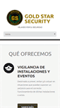 Mobile Screenshot of goldstarseguridad.com